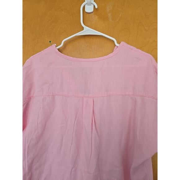 Ecothreads Womens Short Sleeve T Shirt Linen Feel Size Small- New - Picture 5 of 5